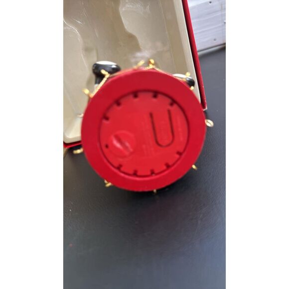 Musical Toyshop Bear Vintage Christmas Ornament Telco Creations Wooden 1984 - Picture 4 of 6